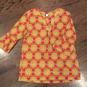 JCREW Cotton Bell Sleeve Blouse